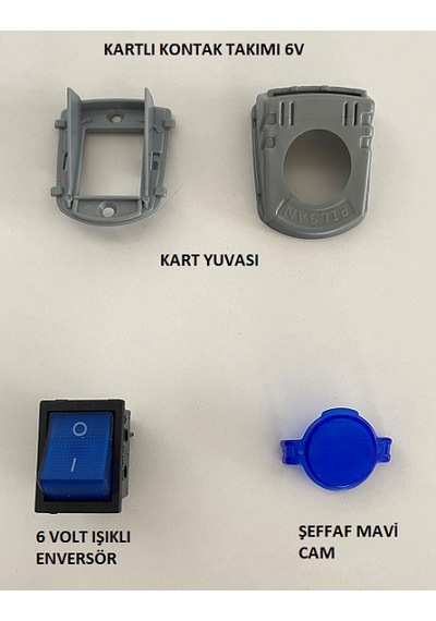 Kartlı Kontak Takımı 6v