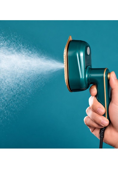 2'si 1 Arada Taşınabilir Seyahat Buharlı Ütü Üfleme Buhar 170 Derece Sıcaklık