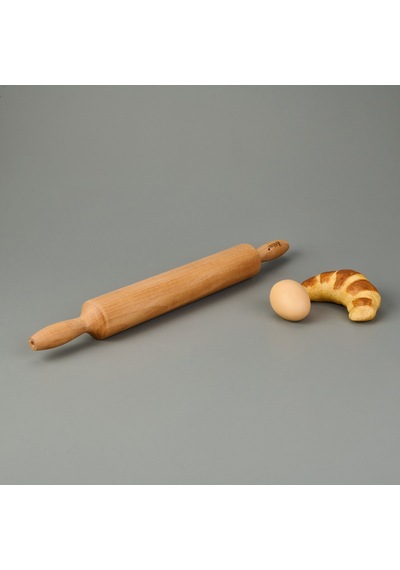 Ahşap Merdane - Açık Kahverengi - 46 Cm