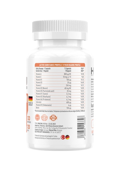 Hıq Multi-vitamin Xl 120 Caps.