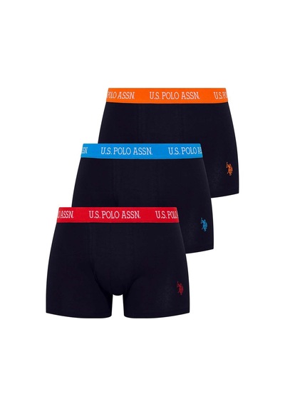 U.S. Polo Assn. Erkek 3'Lü Boxer Set 001