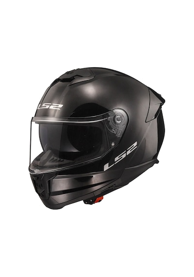Kapalı Kask Ls2 Stream 2 Parlak Siyah Vizörlü M