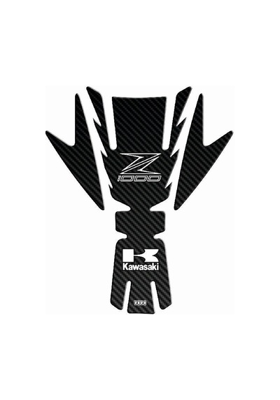 Kawasaki Z1000 2008 - 2016 Uyumlu Tank Pad 001 Çok Renkli