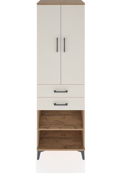 Hyperion Dolap 2 Raflı 2 Çekmeceli Tek Askılı 60x44x195 Çam-aytaşı Atlas Çam