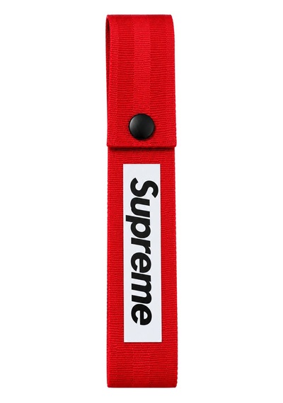 Supreme Dekoratif Tampon Dili Çekme İpi Görünümlü Araç Aksesuarı 20x4 Cm Kırmızı