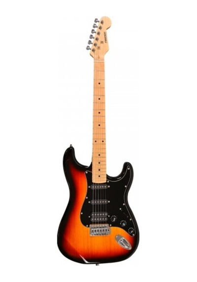 Madison Meg-3ts Elektro Gitar Sunburst Strat Tipi Klasik Rock Gitarı