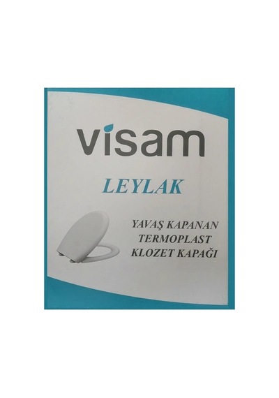 Visam Klozet Kapağı Leylak Yavaş Kapanır Beyaz