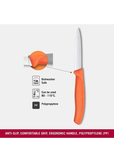 6.7639.c1 Swiss Classic 8cm Tırtıklı Soyma Bıçağı