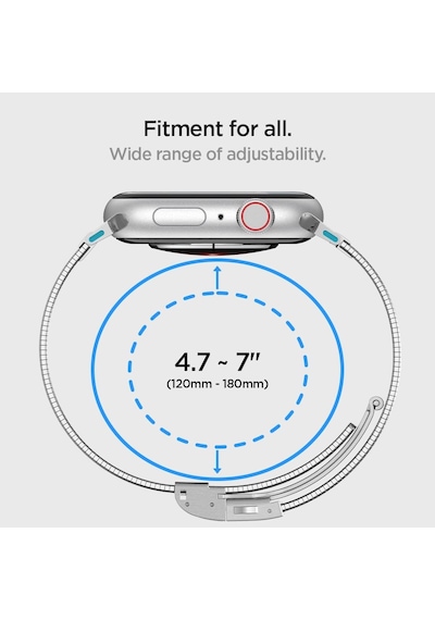 Apple Watch 42mm Seri 12/11/10 İle Uyumlu Kordon Kayış Band Sleek Link Silver - Amp07225 Çok Renkli Apple Watch 42mm Seri 12/11/10 İle Uyumlu Kordon Kayış Band Sleek Link Silver - Amp07225 Çok Renkli