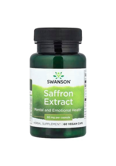 Swanson Saffron Extract Mental And Emotional Health 30 Mg 60 Vega