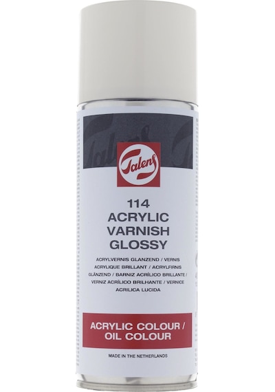 Talens Akrilik Parlak Sprey Vernik 400Ml