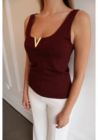 Ayhan 3027 Kadın Bluz Bordo