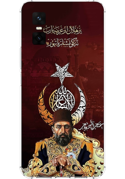 Infinix Gt 30 Pro Uyumlu Abdülhamid Han Baskılı Silikon Kılıf Renkli