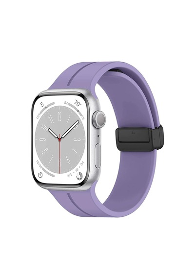 Watch Series 11 46mm İçin Kordon Ribbon Line Lila Watch Series 11 46mm İle Uyumlu Kordon - Lila Sku: Zeusb0frsvm84p
