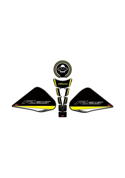 Gp Kompozit Yamaha R25 2015-2018 Uyumlu Tank Pad Seti Sarı