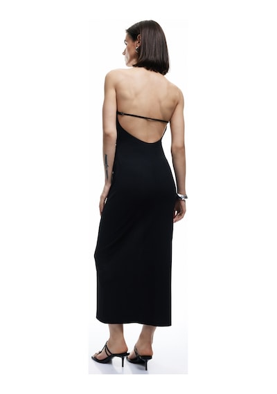 Koton Bürümcük Kumaş Sırt Dekolteli Büzgülü Halter Yaka Midi Elbise Siyah 5sak80538ek Siyah Koton Bürümcük Kumaş Sırt Dekolteli Büzgülü Halter Yaka Midi Elbise Siyah 5sak80538ek Siyah