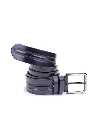 Dagoster DMK26-457 Lacivert 4.5 CM Suni Deri Erkek Kemer Lacivert