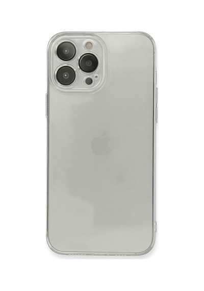 Apple iPhone  Uyumlu  13 Pro Max Kılıf Fly Lens Silikon - Şeffaf