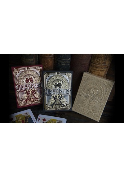 Npcc Shakespeare Burgundy Premium Oyun Kağıdı Limited Edition Koleksiyonluk İskambil Kartları