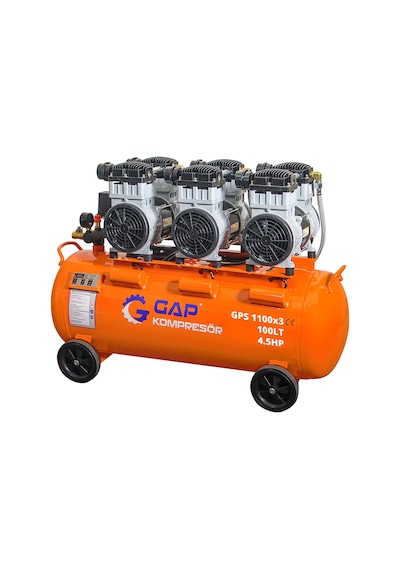 Sessiz Ve Yağsız Hava Kompresörü 100 Lt 4.5 Hp