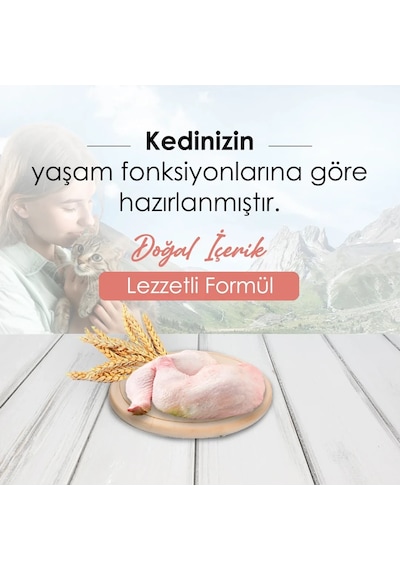 Mercy Tavuklu Yavru Kedi Maması 10 KG