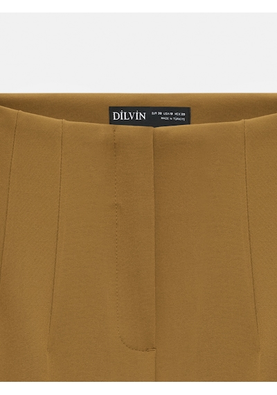Dilvin 72260 Pens Detaylı Kumaş Pantolon-koyu Yeşil Koyu Yeşil