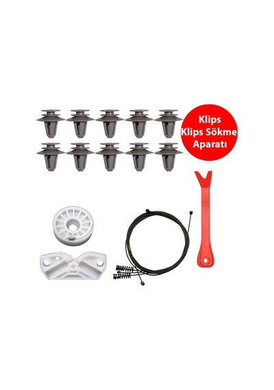 Cam Tamir Seti Sol Arka Mercedes Clk Coupe W209-W208-A209-C209 20 309095311