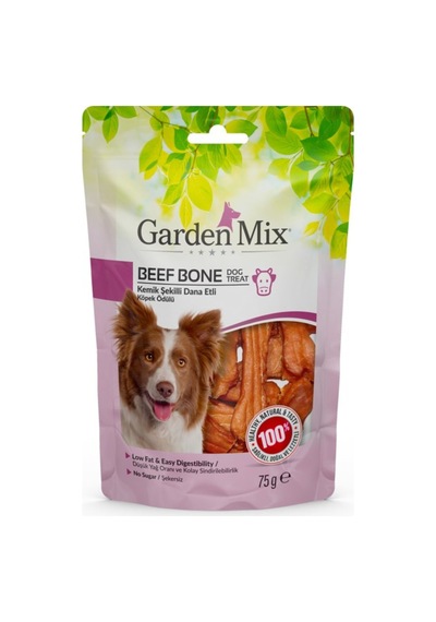 Garden Mix Kemik Şekilli Dana Etli Köpek Ödülü 75 Gr