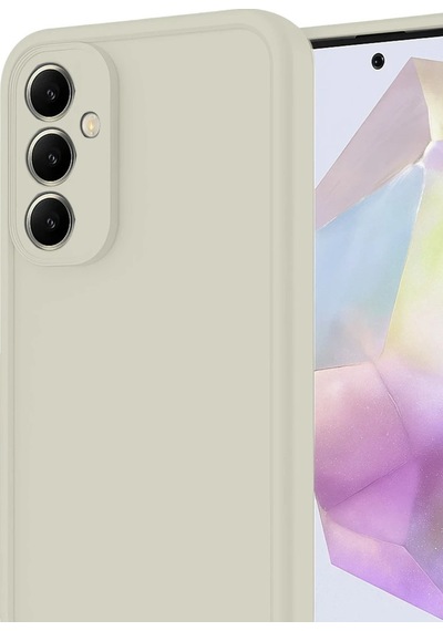 Newface Samsung Galaxy Uyumlu A16 5g Kılıf Viera Silikon - Krem Krem