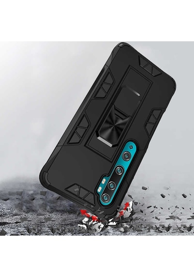 Xiaomi Mi Note 10 Pro Kilif Miknatisli Zirhli Korumali Silikon 467919033