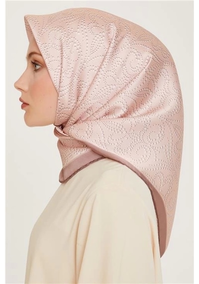 Armine Sura Saf İpek Eşarp 9246d 04 Vizon