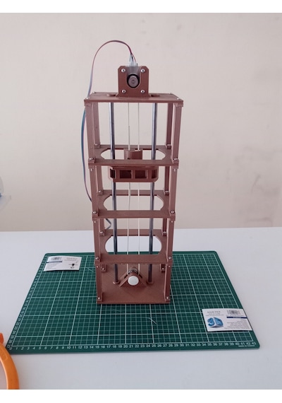 Arduino Asansör Projesi Mekanik Tam Set