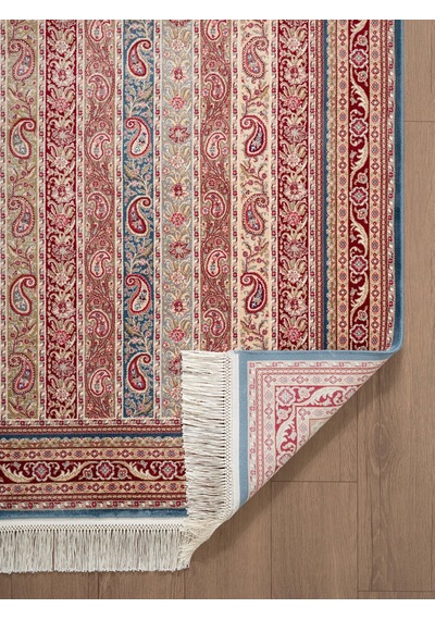 Imperial Luxe Il006r Koyu Mavi Kırmızı Halı Çerçeve Klasik Desen 100 Tarak Bambu Viskon İpek Serisi-713 Mavi Imperial Luxe Il006r Koyu Mavi Kırmızı Halı Çerçeve Klasik Desen 100 Tarak Bambu Viskon İpek Serisi-713 Mavi