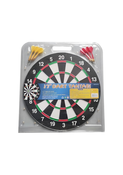 Delta Dart Seti 43 CM 17 İnç + 6 Dart Oku 6 G Hedef Tahtası