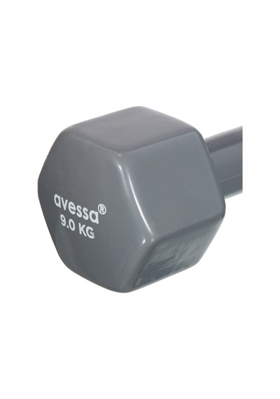 Avessa 9 Kg Vinly Pvc Dambıl, Koyu Gri
