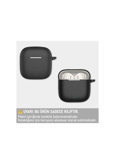 Huawei Freebuds Se 2 - Se 3 Kılıf Askı Aparatlı Mat Silikon Sarı