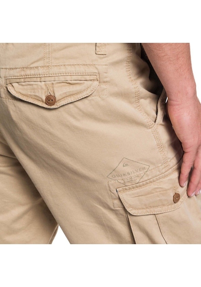 Quiksilver Crucial Battle Erkek Kargo Şortu Bej
