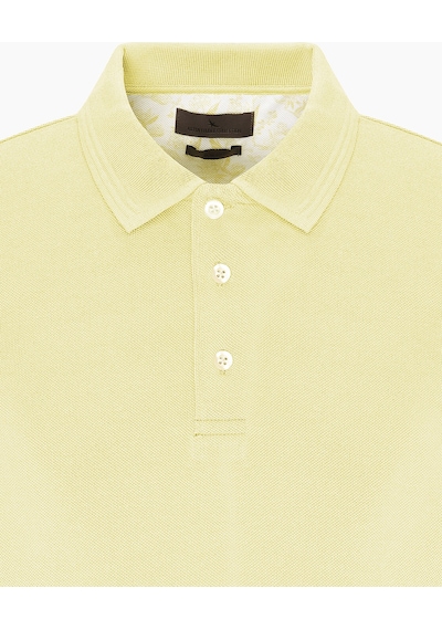 AC&Co / Altınyıldız Classics Erkek Slim Fit Dar Kesim Polo Yaka %100 Pamuk Kısa Kollu Tişört Sarı