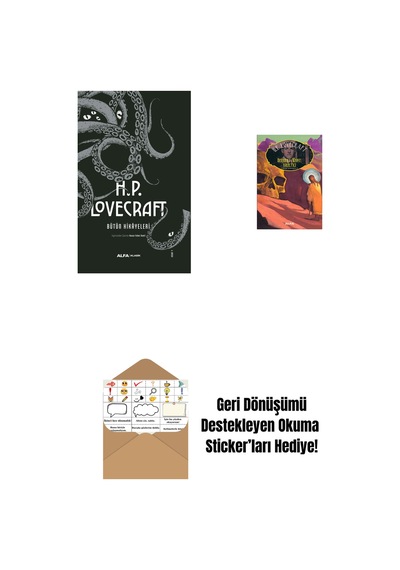 H.p. Lovecraft - Bütün Hikayeleri Ciltli + Herbert West: Diriltici + Okuma Sticker'ları