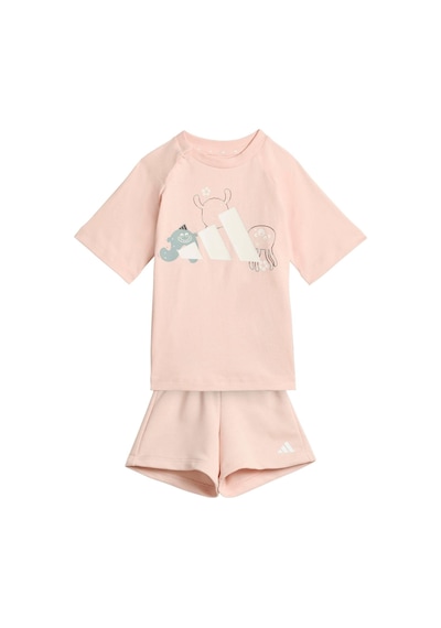 Ke0757-b Adidas I Trnstr T Set Bebek T-shirt Ke0757-b Pembe