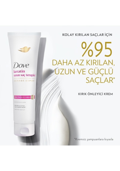 Dove Kırık Önleyici Krem Keratin Uzun Saç Terapisi 150 Ml