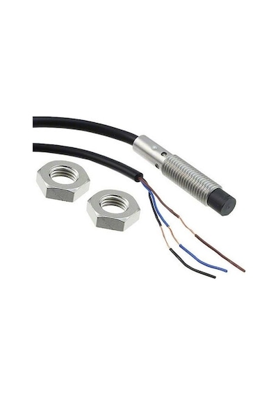 Omron E2b-s08ln04-wp-c1 M8 Kablolu Npn Endüktif Sensör