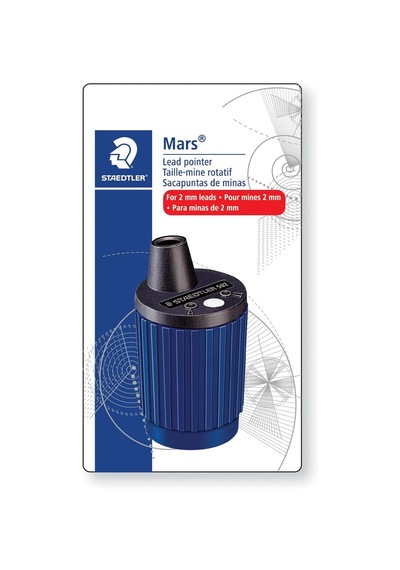Staedtler 502 Bk A6 Mars Döner Mekanizmalı Uç Açma Aparatı Ve Kutusu, 2 Mm Uçlar İçin, 502bka6