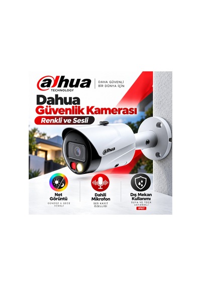 2mp 3.6mm Smart Dual Light Sesli Ip Bullet Kamera