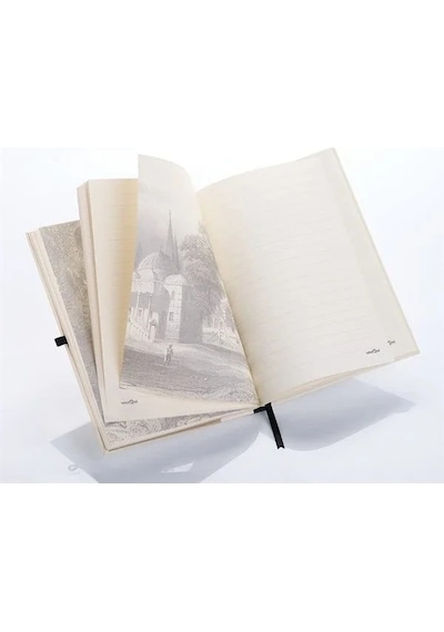 Eski İstanbul Temalı Çizgili Lastikli Journal 124-Pembe