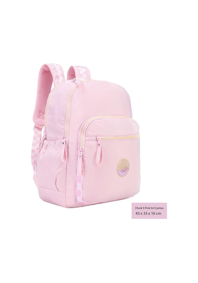 Back To School 26 / Check It Pink Sırt Çantası Çok  Renkli