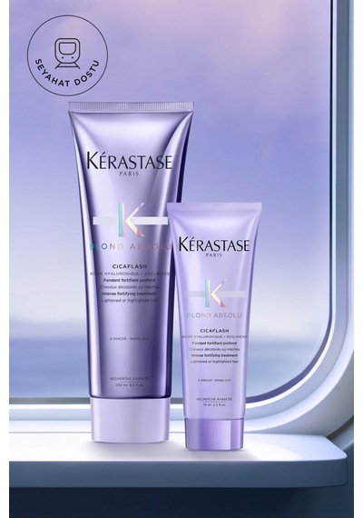 Blond Absolu Cicaflash Sarı Saçlar Için Parlaklık Veren Durulanan Saç Bakım Kremi 75ml