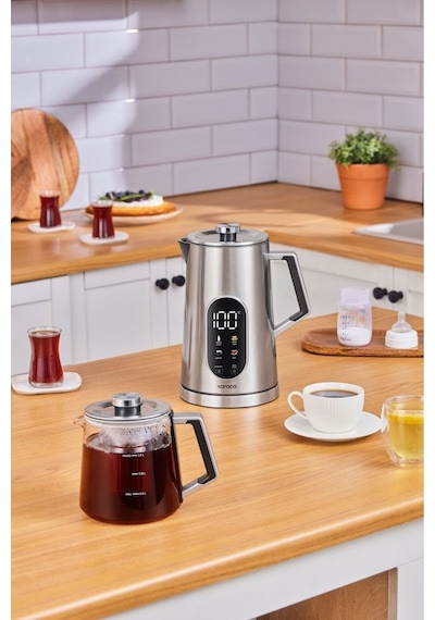 Karaca Cool Touch 1503 Dijital Çift Cidarlı Çay Makinesi