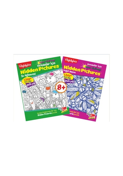 Highlights Uzmanlar için Hidden Pictures Gizli Resimler 2'Li Set