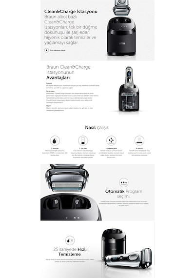 Braun Clean & Charge Temizleme Ve Şarj İstasyonu Gövdesi